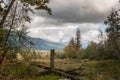 Sky and Pond Along the White Horse Trail in Autumn Royalty Free Stock Photo