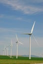 Sky, prairie and windmills