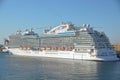 Sky Princess cruise ship docked in Port Everglades