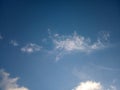 Sky print smokie cloud Royalty Free Stock Photo