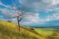 Sky after rain and steppe and Khakassia Royalty Free Stock Photo