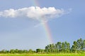 Sky with Rainbow Royalty Free Stock Photo