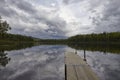 Sky reflection in Alaskan lake