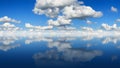 Sky Reflection Panorama Royalty Free Stock Photo