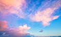 Sky Replacement Evening Color Clouds Royalty Free Stock Photo