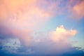 Sky Replacement Evening Color Storm Clouds Royalty Free Stock Photo