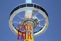 Sky ride Top of Texas tower at State Fair Royalty Free Stock Photo