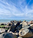 Watch Hill Rhode Island coastline Royalty Free Stock Photo