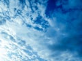 Sky scape of clouds. Cloudy sky. Rainy weather. Dramatic clouds. Dramatic background. Royalty Free Stock Photo