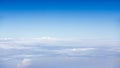 Sky  shot, view from the airplane Royalty Free Stock Photo