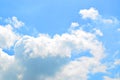 Sky, sky blue fluffy clouds white, soft sky cloud background, cloudscape sky clear cloud. Pattern, atmosphere. Royalty Free Stock Photo