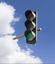 Sky traffic light Royalty Free Stock Photo
