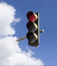 Sky traffic light Royalty Free Stock Photo
