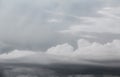 The Sky before storm and heavy rain coming. Sky with dark gray cloud Royalty Free Stock Photo