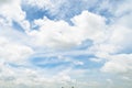 Sky summer, cloudy background sunny air atmosphere