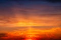 Sky at sunset or dawn abstract natural background