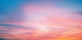 The Sky at Sunset Royalty Free Stock Photo