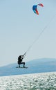 Sky-surfing on lake Kinneret