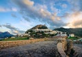 General view of Zahara de la Sierra, CÃÂ¡diz Royalty Free Stock Photo