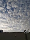 sky time nice view of clouded Royalty Free Stock Photo