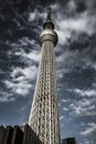 Sky of Tokyo Sky Tree and fine weather