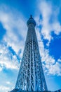 Sky of Tokyo Sky Tree and fine weather