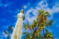 Sky of Tokyo Sky Tree and fine weather