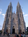 The sky touching St Philominas Catredal, Mysuru, India