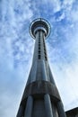 Sky tower in Auckland in a blue sky