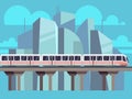 Sky Train, Subway Concept Vector