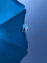 Sky,umbrella and mask sky, umbrella and mask Royalty Free Stock Photo