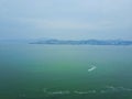 A sky view of Qingdao sea