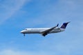 Sky West Airlines flying for United CRJ-200ER (Extended Ranged) N975SW Royalty Free Stock Photo