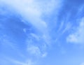 Sky in windy day Royalty Free Stock Photo