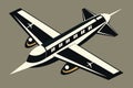 Skybound Shadows Stunning Airplane Silhouette Designs