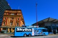 SkyBus out side Auckland Ferry Terminal New Zealand