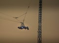 The Skycoaster on South Pier, Blackpool, Lancashire, UK