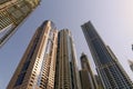 Skycrape buildings in Dubai Royalty Free Stock Photo