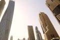 Skycrape buildings in Dubai Royalty Free Stock Photo