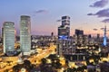 Tel Aviv and skycrapper