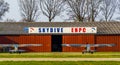 Skydive ENPC at seppe airport breda, Bosschenhoofd, the Netherlands, March 30, 2019 Royalty Free Stock Photo