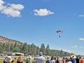 Skydiving At Big Bear Lake Royalty Free Stock Photo