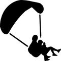 Skydiving Silhouette couple