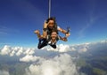 Skydiving Tandem Couple Happy