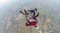 Skydiving 4 way team