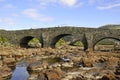 Old bridge over the River Sligachan Royalty Free Stock Photo