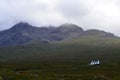 Moorlands, boglands, peatlands, glens and hills in the isle of Skye, Scotland