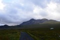Moorlands, boglands, peatlands, glens and hills in the isle of Skye, Scotland