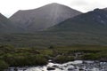 Moorlands, boglands, peatlands, glens and hills in the isle of Skye, Scotland