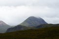 Moorlands, boglands, peatlands, glens and hills in the isle of Skye, Scotland